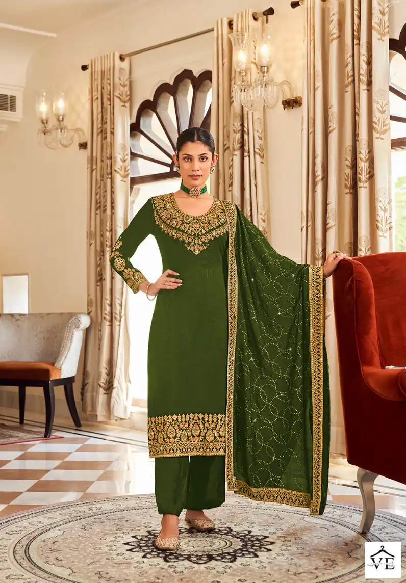 Radha Hoor Pure Vichithra Wholesale Salwar Suit Catalog — Wholesale Salwar Suits, MPA wholesale from Surat - Gallery Image 6
