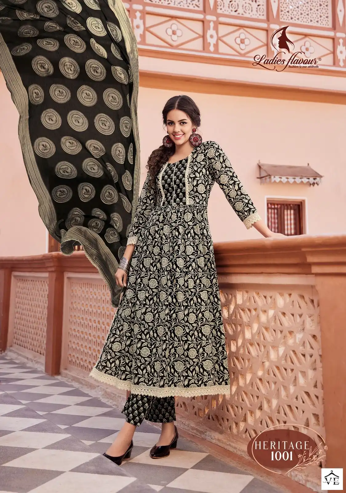 Ladies Flavour Heritage Pure Cotton Wholesale Readymade Salwar Suit Catalog — Wholesale Salwar Suits, MPA wholesale from Surat - Gallery Image 2
