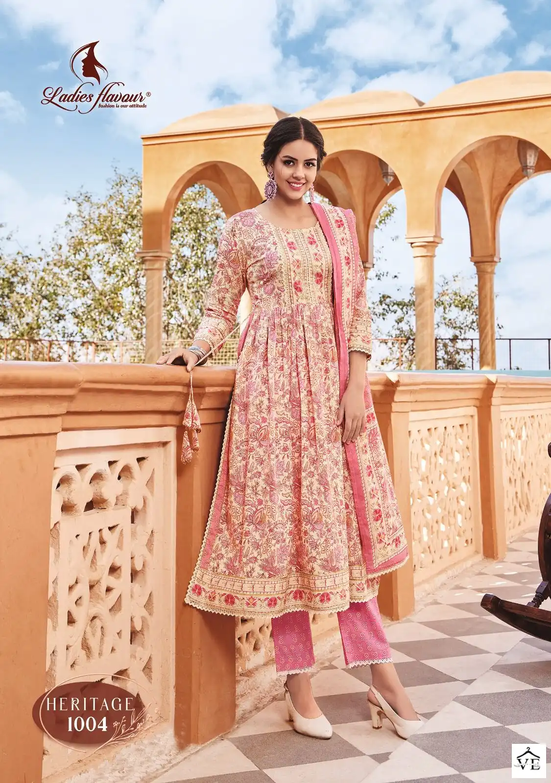 Ladies Flavour Heritage Pure Cotton Wholesale Readymade Salwar Suit Catalog — Wholesale Salwar Suits, MPA wholesale from Surat - Gallery Image 3
