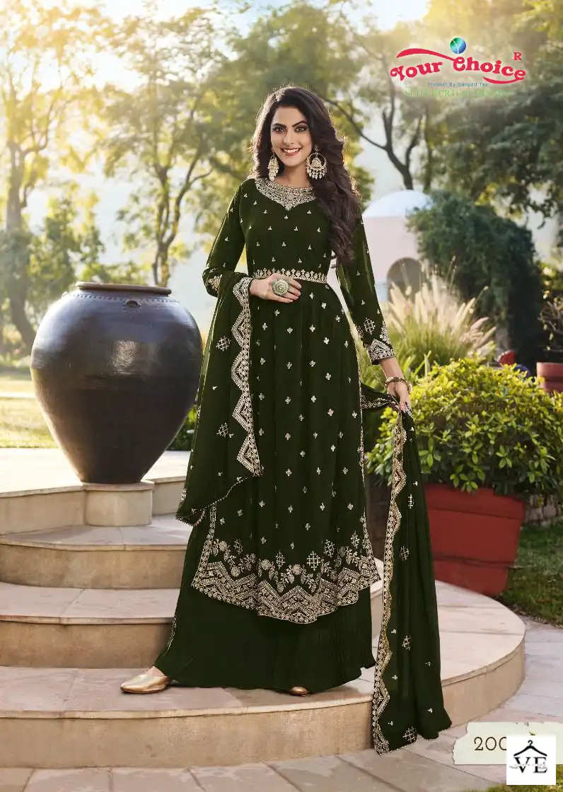 Your Choice Iconic-2 Blooming Georgette Wholesale Readymade Salwar Suit Catalog — Wholesale Salwar Suits, MPA wholesale from Surat — view 6
