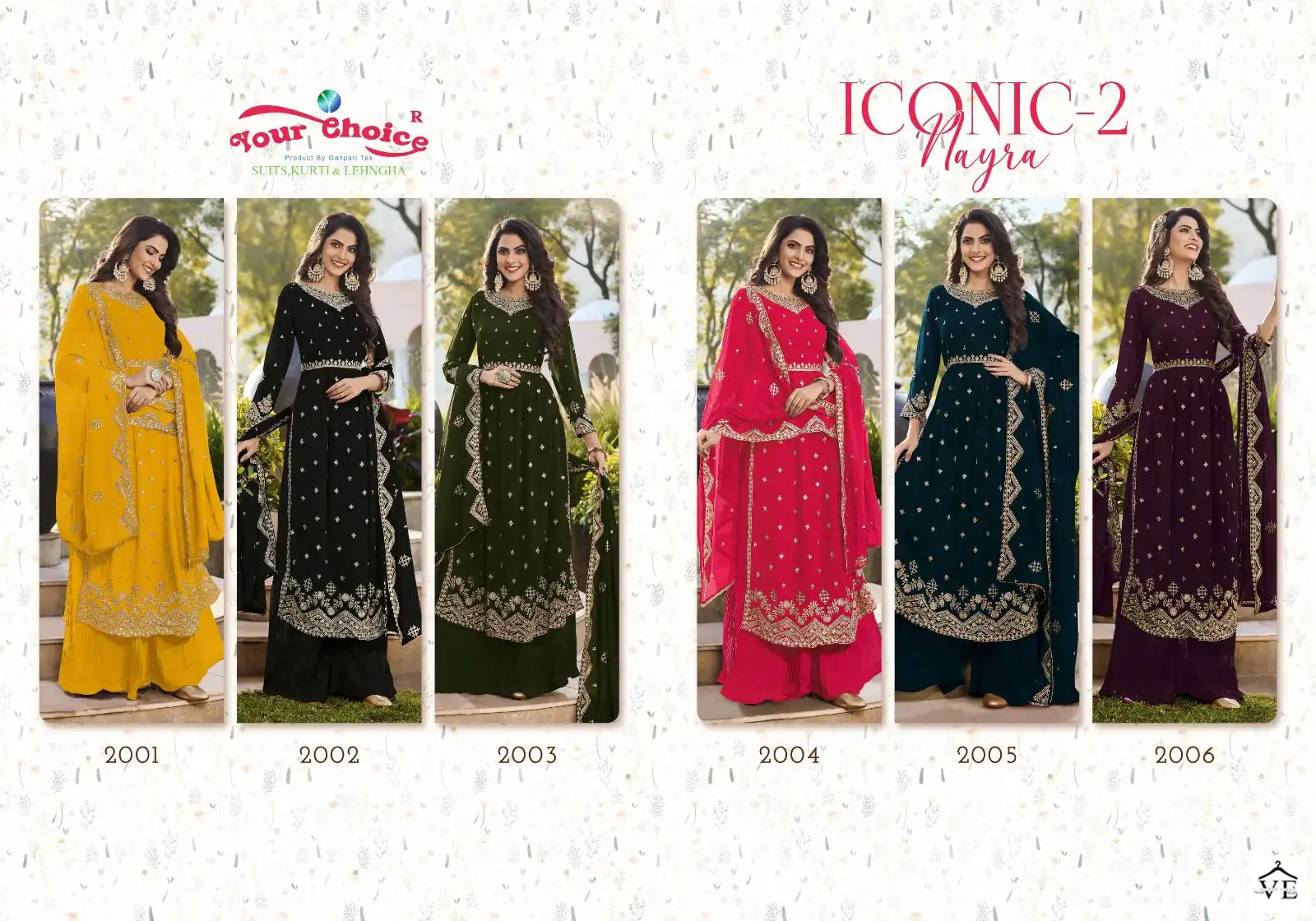 Your Choice Iconic-2 Blooming Georgette Wholesale Readymade Salwar Suit Catalog — Wholesale Salwar Suits, MPA wholesale from Surat — view 7