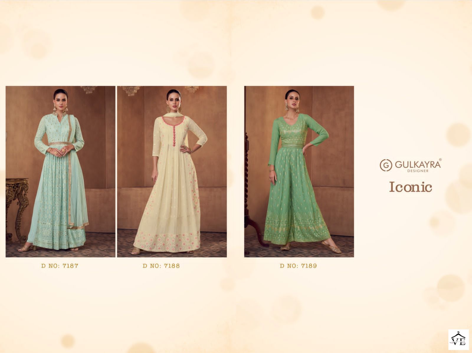 Gulkayra Iconin Georgette Wholesale Designer Readymade Suit Catalog — Wholesale Salwar Suits, MPA wholesale from Surat — view 4