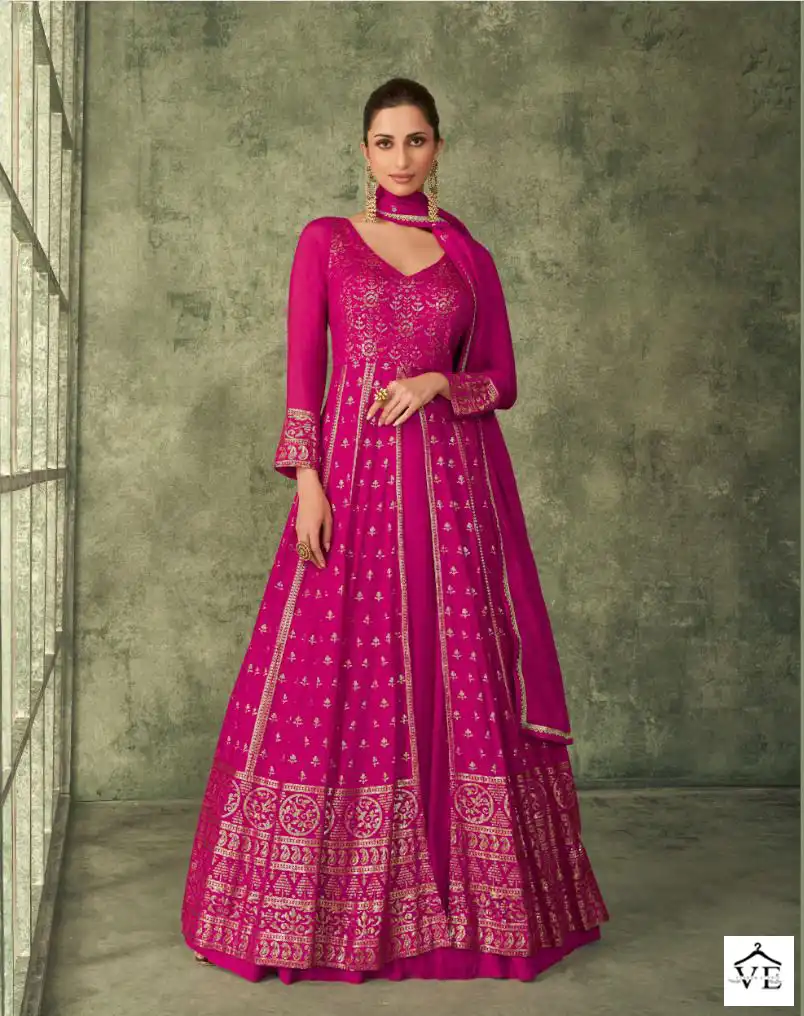 Sayuri Inayat Real Georgette Wholesale Designer Suit Catalog — Wholesale Salwar Suits, Sayuri Designer wholesale from Surat - Gallery Image 3