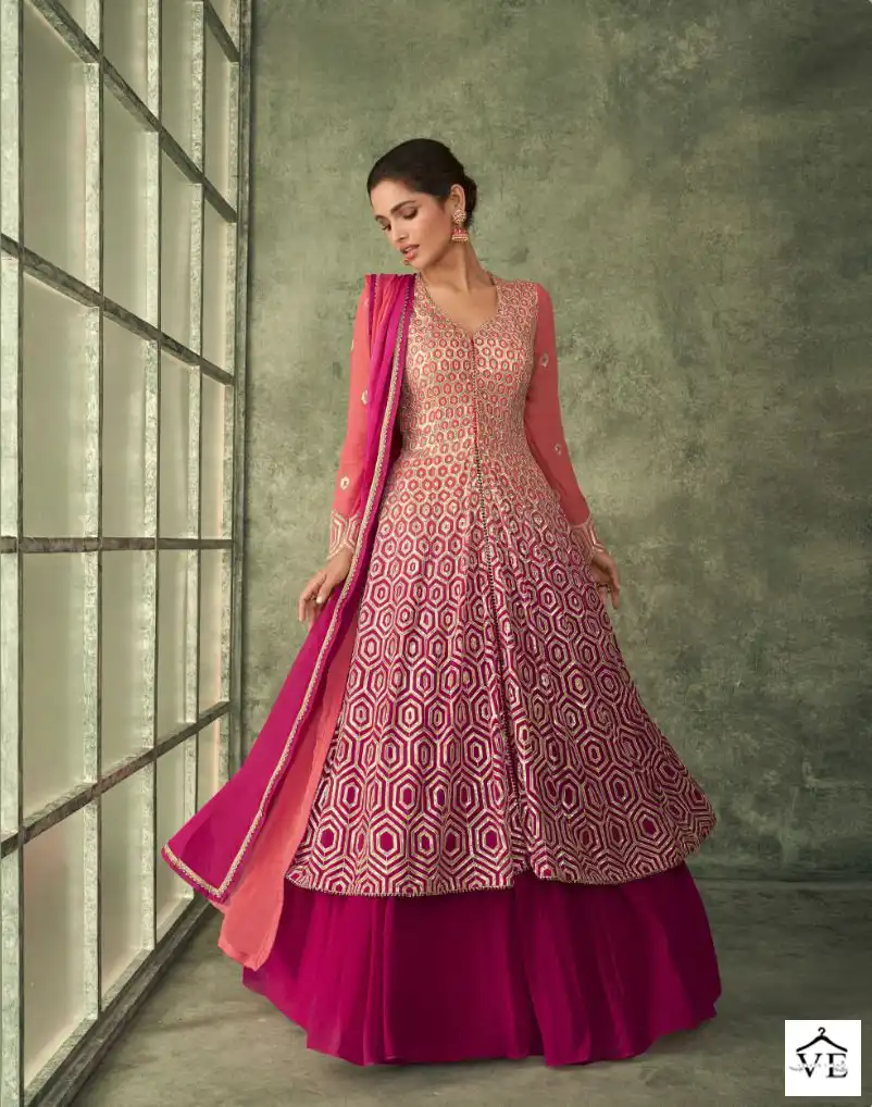 Sayuri Inayat Real Georgette Wholesale Designer Suit Catalog — Wholesale Salwar Suits, Sayuri Designer wholesale from Surat - Gallery Image 2