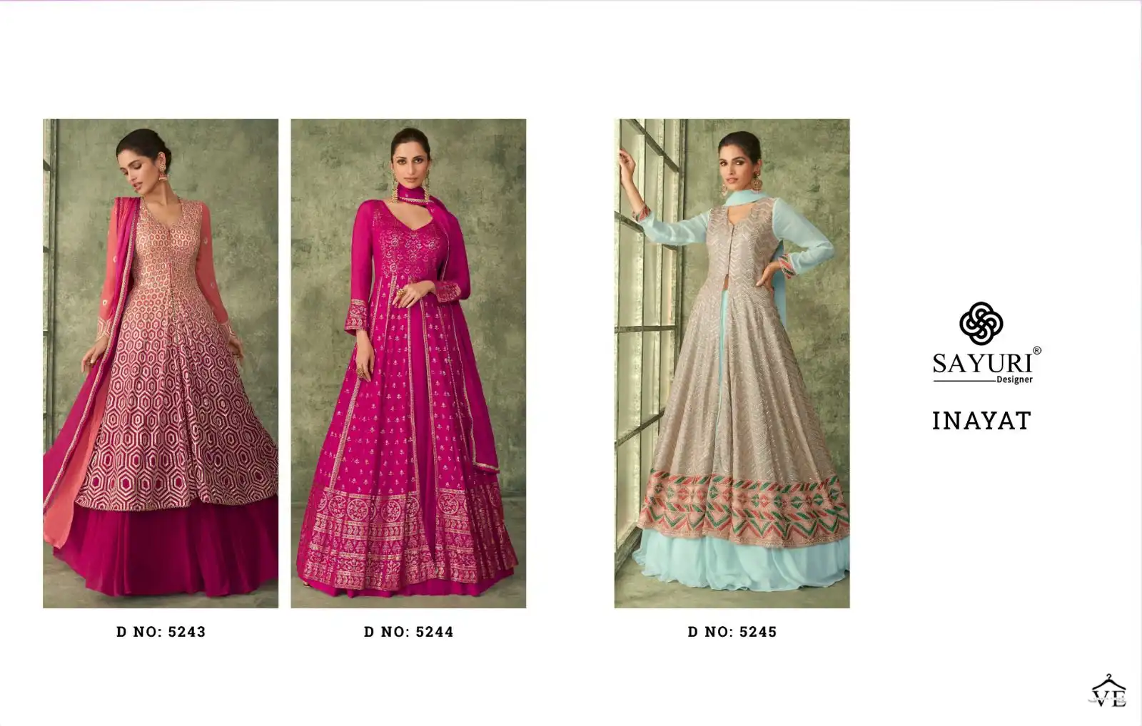 Sayuri Inayat Real Georgette Wholesale Designer Suit Catalog — Wholesale Salwar Suits, Sayuri Designer wholesale from Surat — view 4