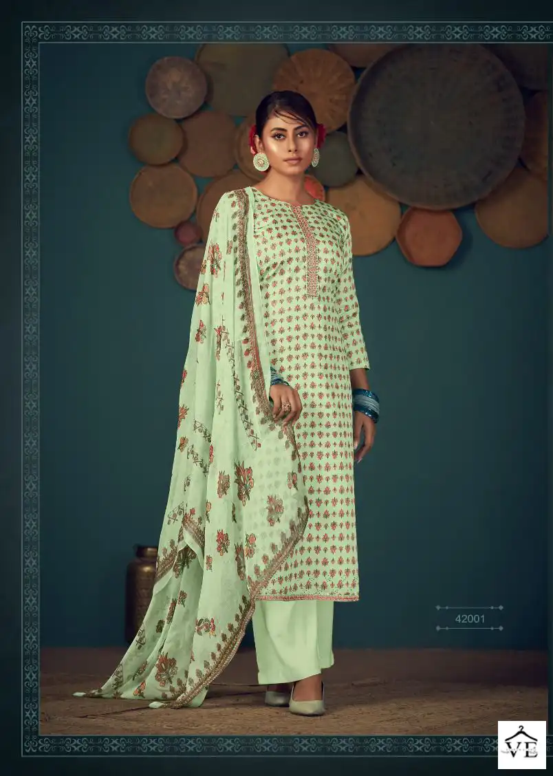 Siyoni Ishana Vol 2 Pure Heavy Jam Wholesale Salwar Suit Catalog — Wholesale Salwar Suits, MPA wholesale from Surat - Gallery Image 8