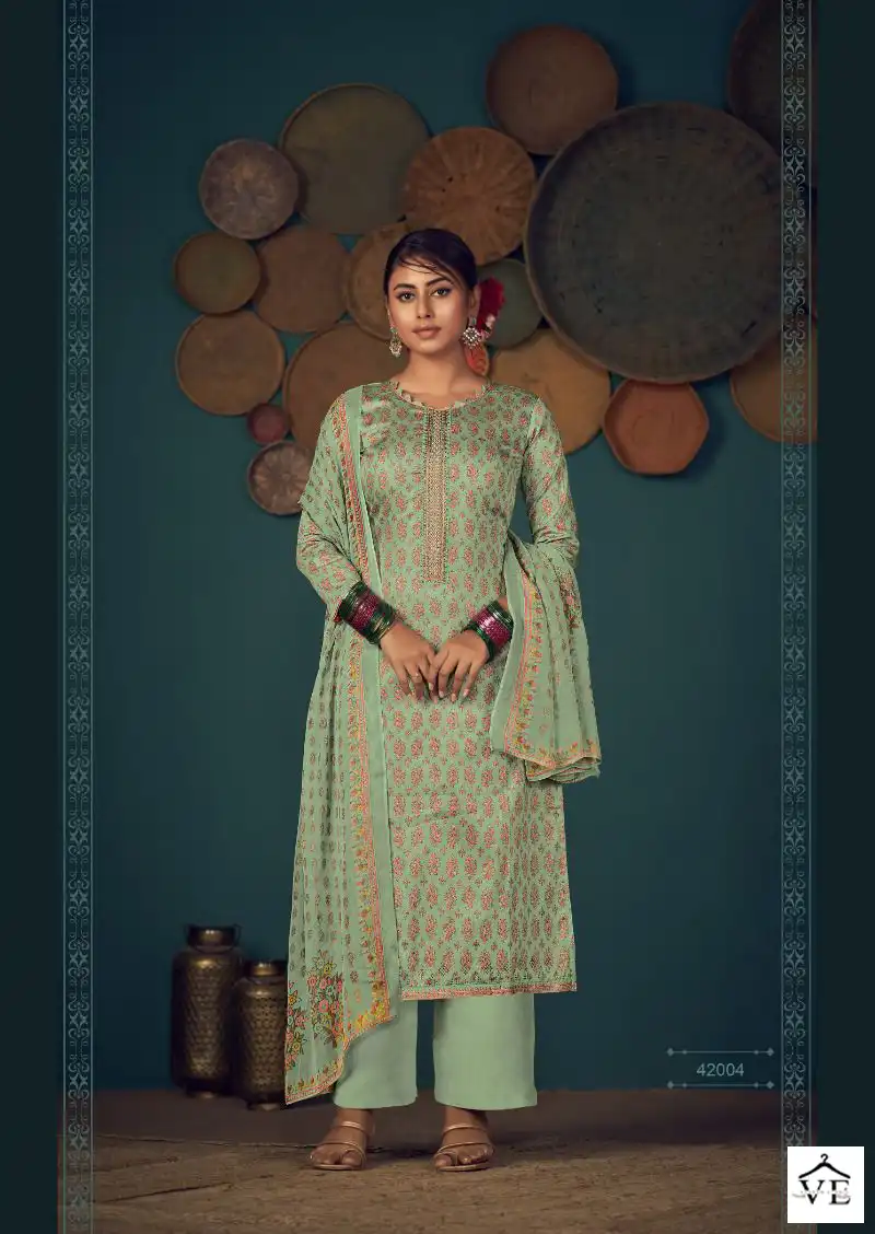 Siyoni Ishana Vol 2 Pure Heavy Jam Wholesale Salwar Suit Catalog — Wholesale Salwar Suits, MPA wholesale from Surat - Gallery Image 2