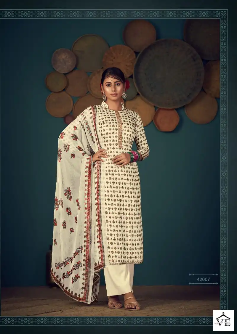 Siyoni Ishana Vol 2 Pure Heavy Jam Wholesale Salwar Suit Catalog — Wholesale Salwar Suits, MPA wholesale from Surat - Gallery Image 3