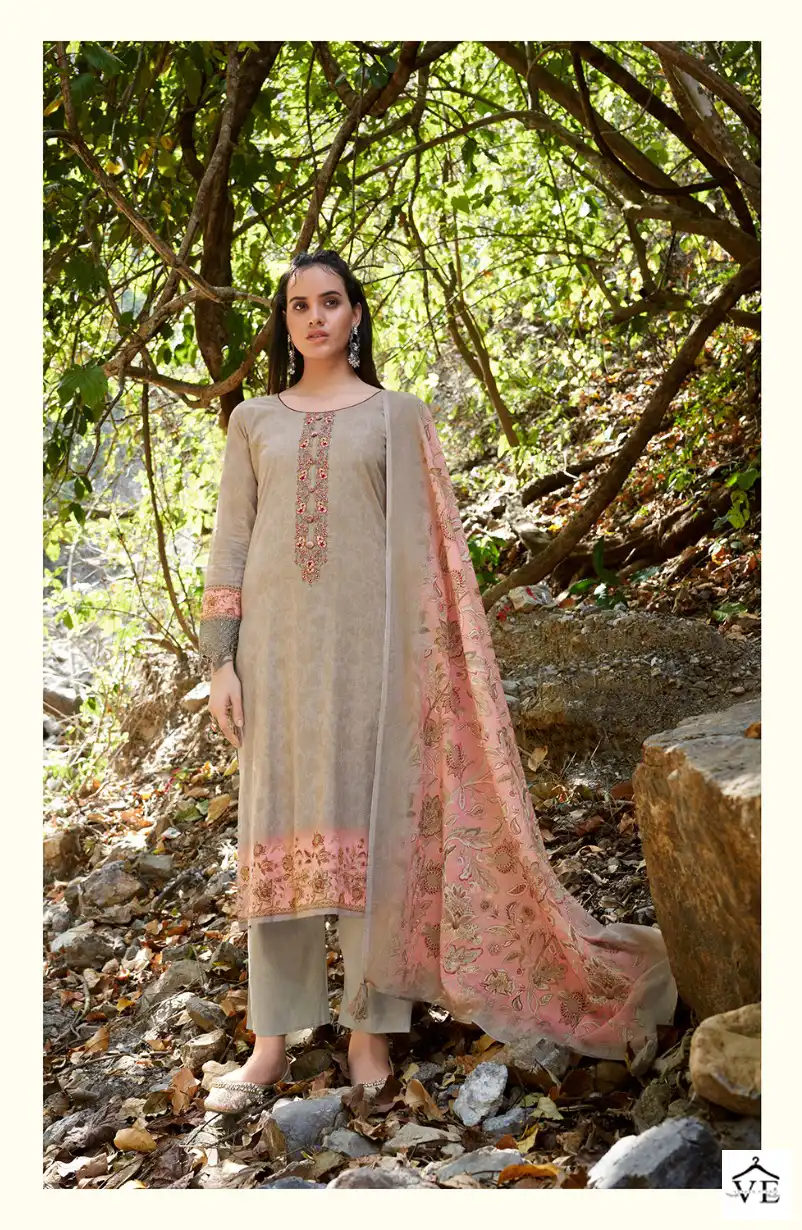 Rang Ivory Pure Lawn Cotton Wholesale Salwar Suit Catalog — Wholesale Salwar Suits, MPA wholesale from Surat - Gallery Image 7