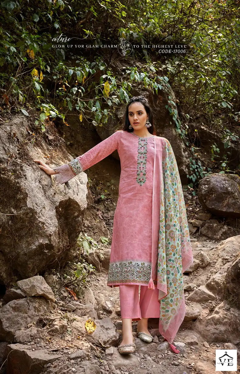 Rang Ivory Pure Lawn Cotton Wholesale Salwar Suit Catalog — Wholesale Salwar Suits, MPA wholesale from Surat - Gallery Image 3