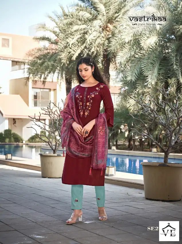 Vastrikaa Inayat Fancy Rayon Wholesale Readymade Salwar Suit Catalog — Wholesale Salwar Suits, MPA wholesale from Surat - Gallery Image 2