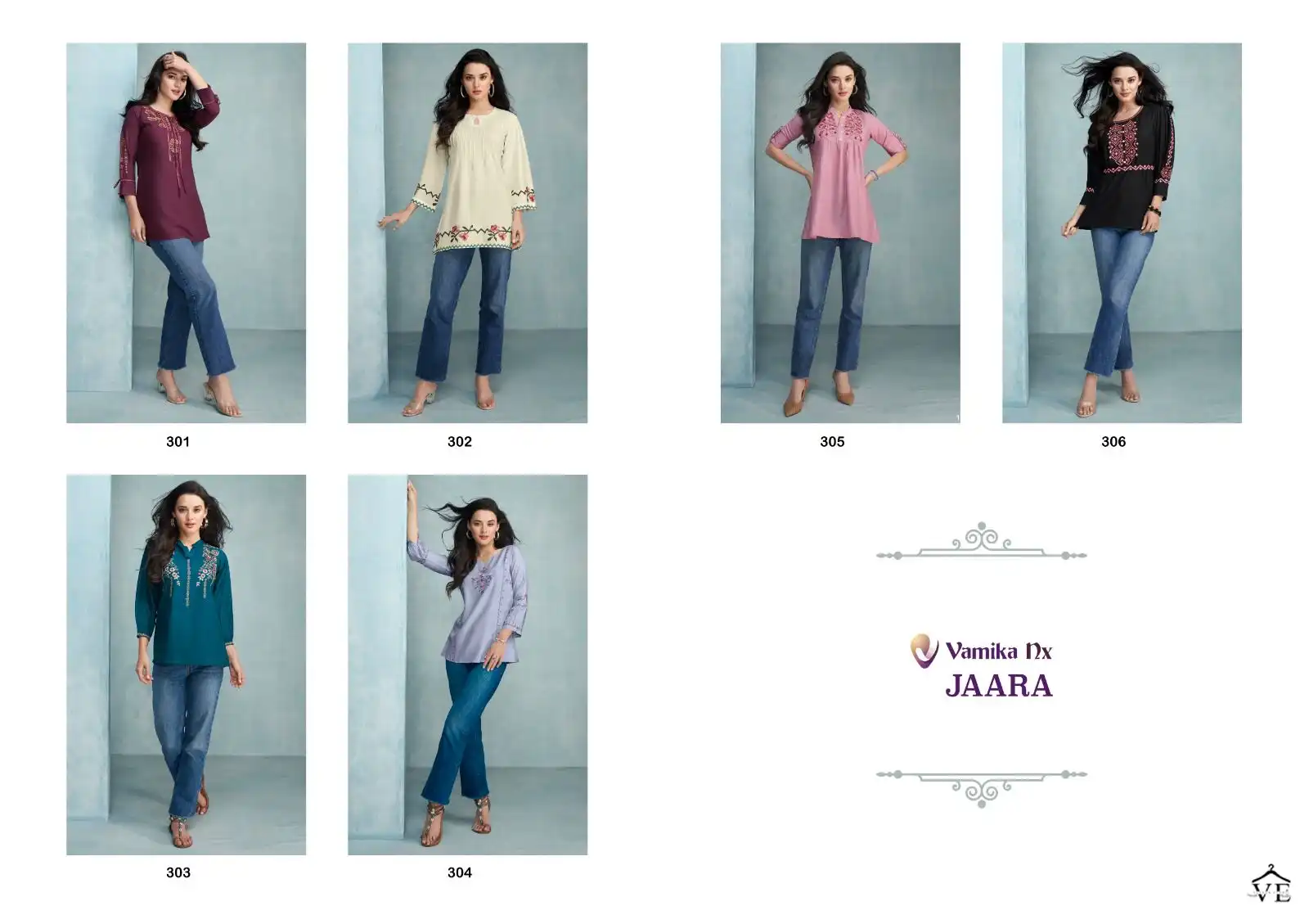 Vamika Nx Jaara Heavy Rayon Wholesale Short Top Catalog — Wholesale Kurtis, MPA wholesale from Surat — view 7