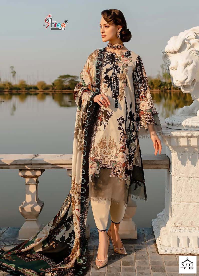 Shree Fabs Jade Bliss Lawn Collection Vol 3 Cotton Wholesale Pakistani Salwar Suit Catalog — Wholesale Salwar Suits, MPA wholesale from Surat - Gallery Image 3