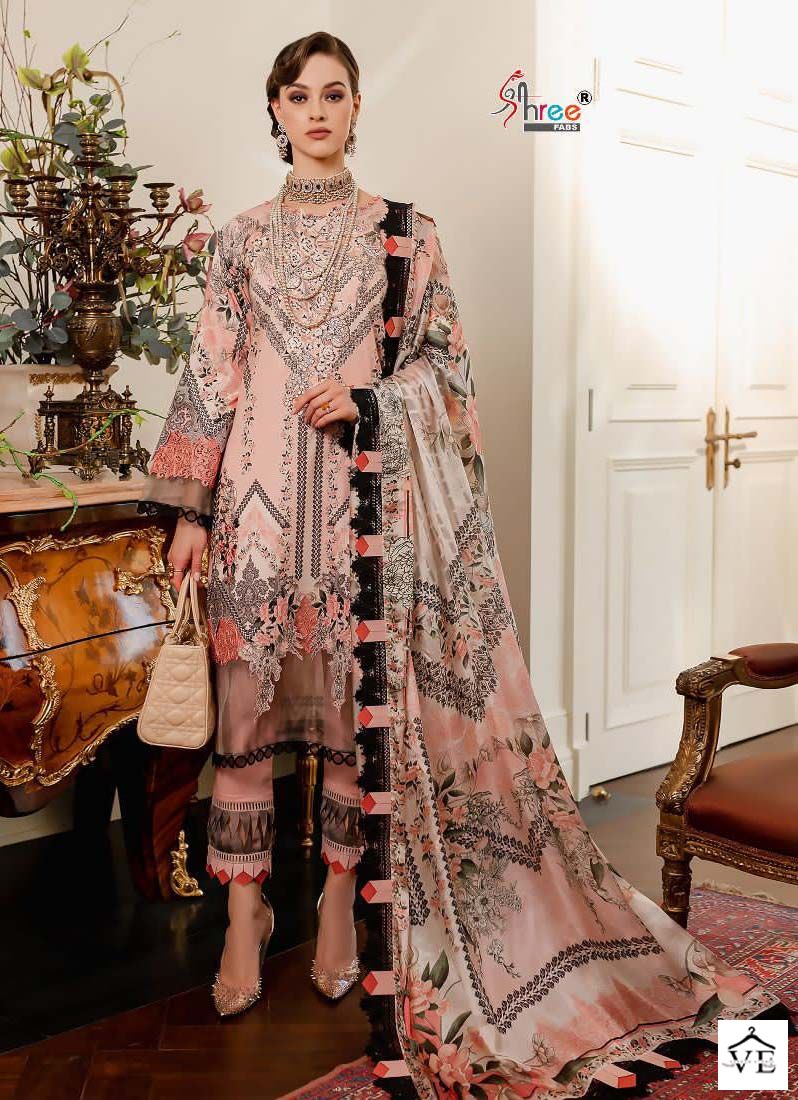 Shree Fabs Jade Bliss Lawn Collection Vol 3 Cotton Wholesale Pakistani Salwar Suit Catalog — Wholesale Salwar Suits, MPA wholesale from Surat - Gallery Image 6