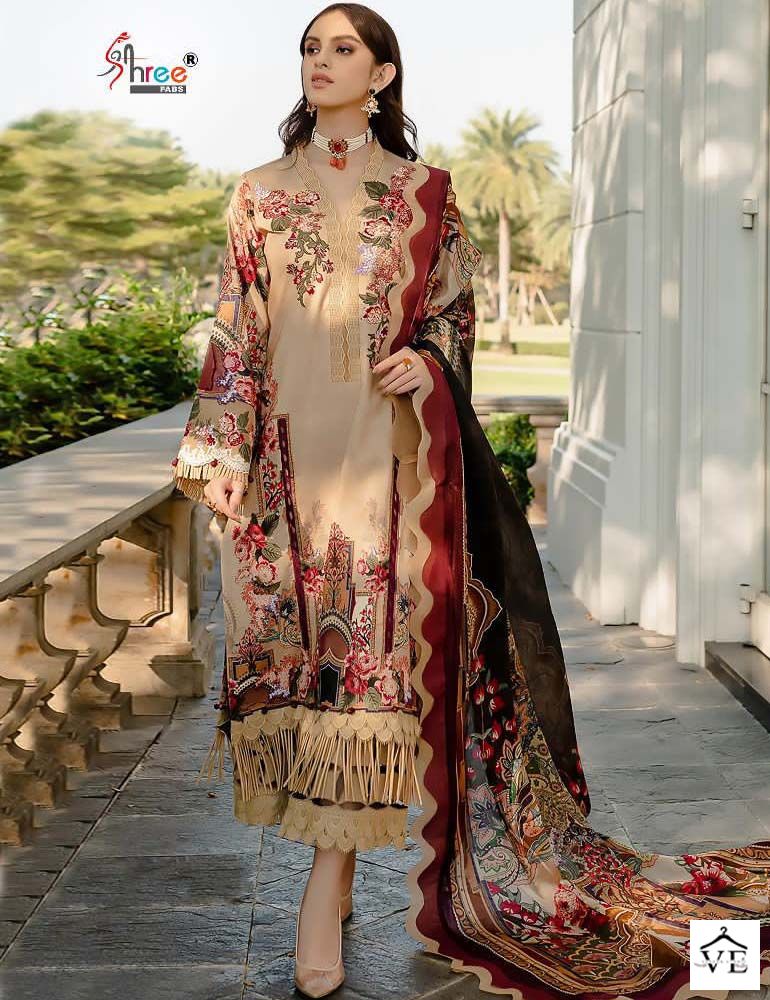 Shree Fabs Jade Bliss Lawn Collection Vol 3 Cotton Wholesale Pakistani Salwar Suit Catalog — Wholesale Salwar Suits, MPA wholesale from Surat — view 1
