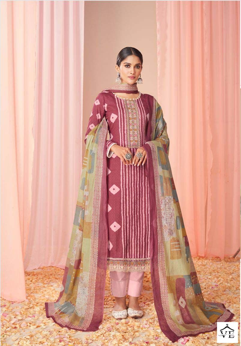 Mumtaz Arts Jaipuri Adaah Vol 3 Lawn Cotton Wholesale Salwar Suit Catalog — Wholesale Salwar Suits, MPA wholesale from Surat - Gallery Image 4