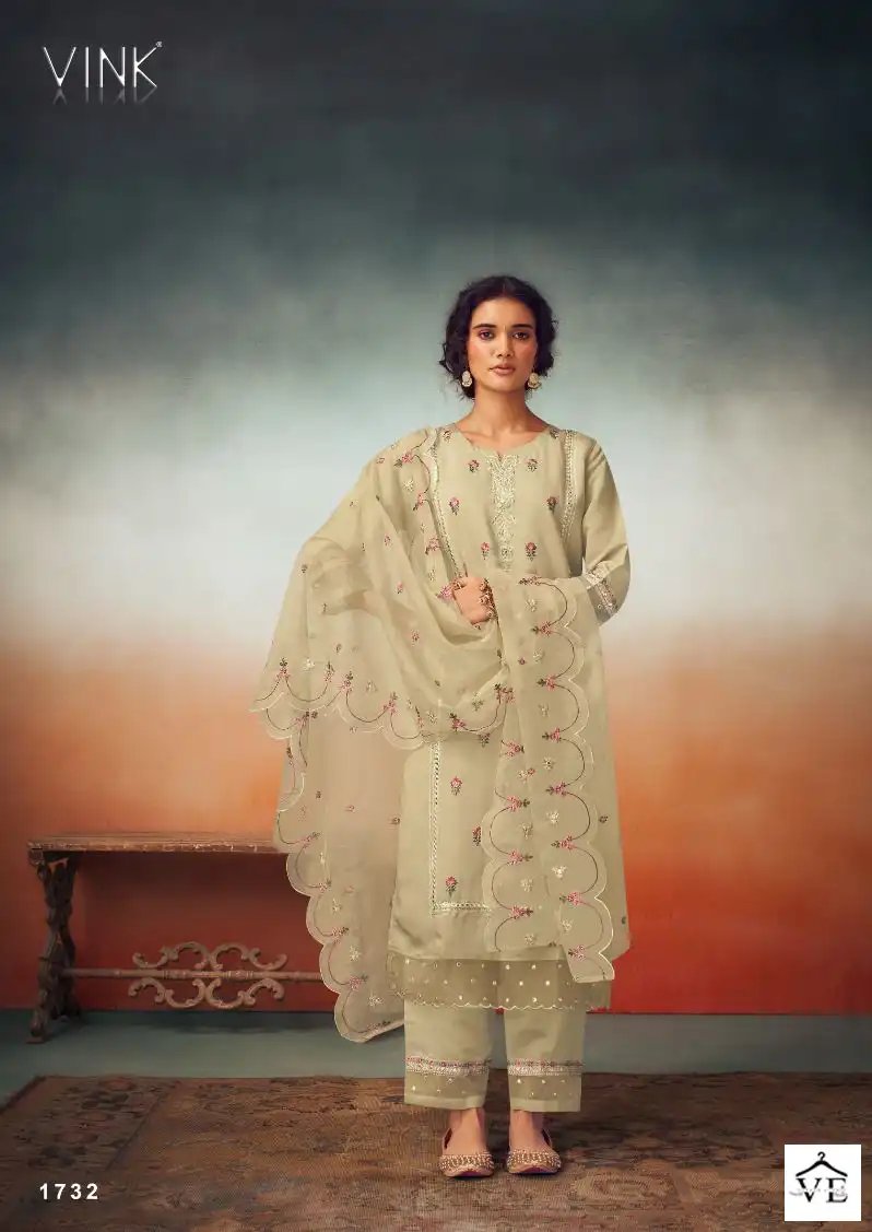 Vink Jashn Pure Viscose Muslin Wholesale Readymade Salwar Suit Catalog — Wholesale Salwar Suits, MPA wholesale from Surat - Gallery Image 2