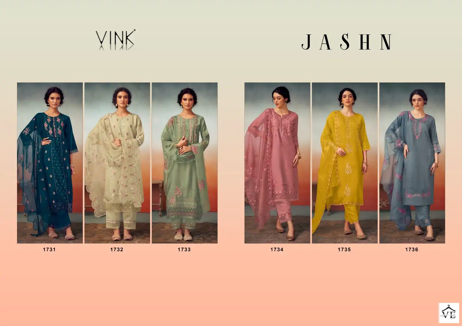 Vink Jashn Pure Viscose Muslin Wholesale Readymade Salwar Suit Catalog — Wholesale Salwar Suits, MPA wholesale from Surat — view 5