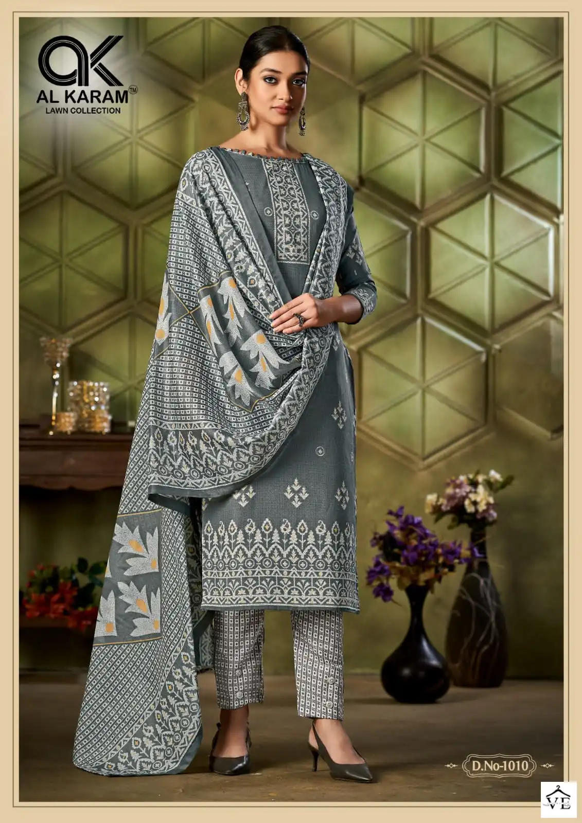 Al Karam Johra Premium Collection Pure Soft Cotton Wholesale Pakistani Salwar Suit Catalog — Wholesale Salwar Suits, Alkaram wholesale from Surat - Gallery Image 5