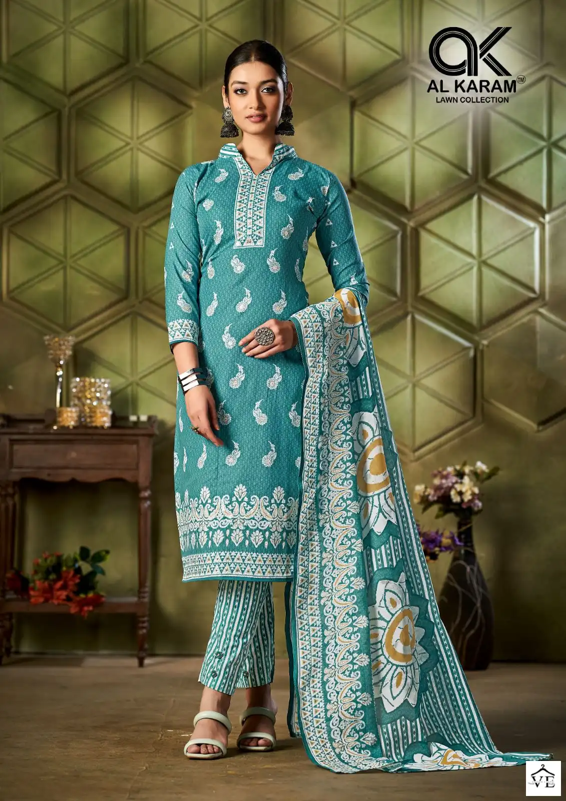 Al Karam Johra Premium Collection Pure Soft Cotton Wholesale Pakistani Salwar Suit Catalog — Wholesale Salwar Suits, Alkaram wholesale from Surat - Gallery Image 10