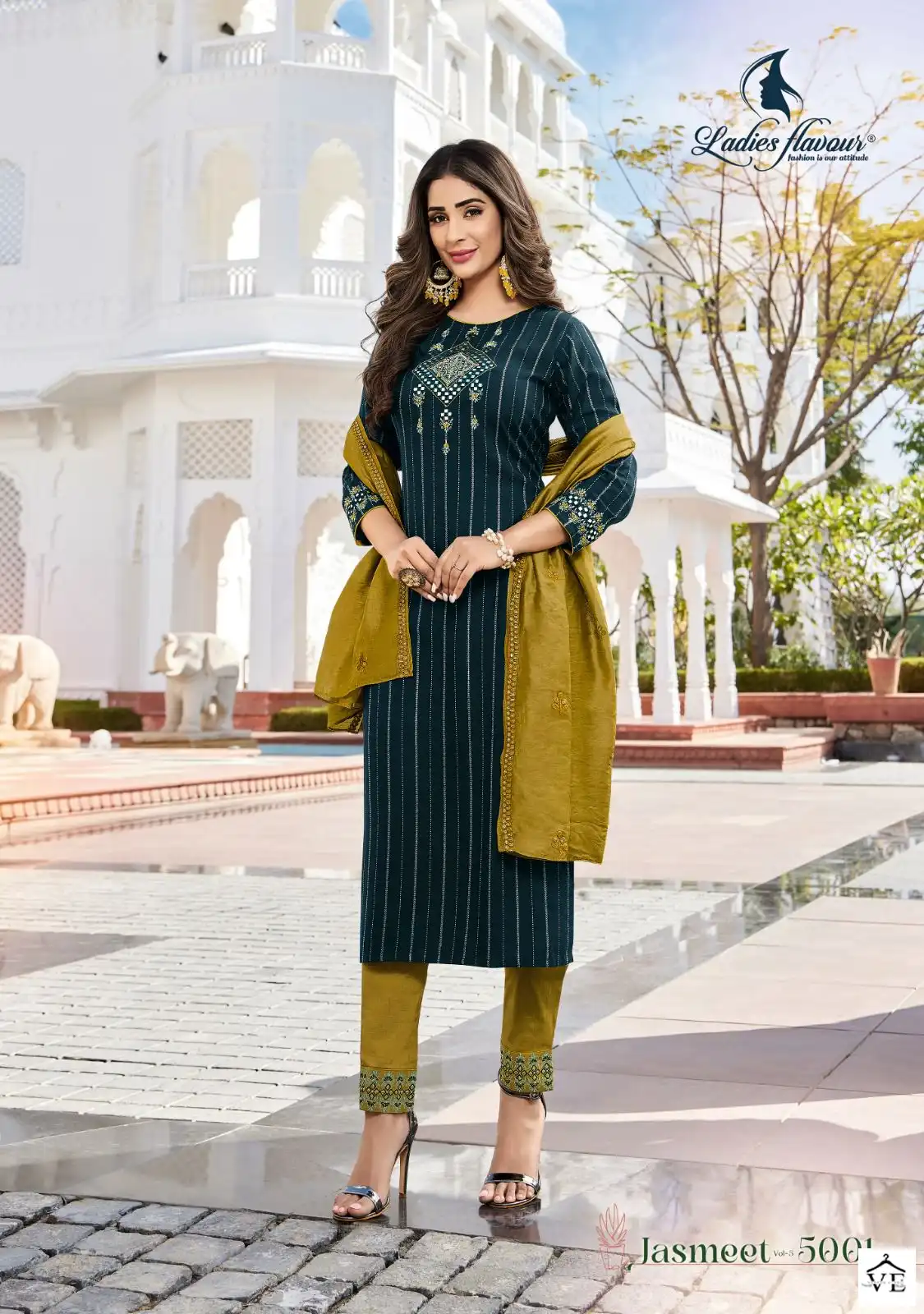 Ladies Flavour Jasmeet Vol 4 14 Kg Rayon Wholesale Readymade Suits Catalog — Wholesale Salwar Suits, MPA wholesale from Surat - Gallery Image 3