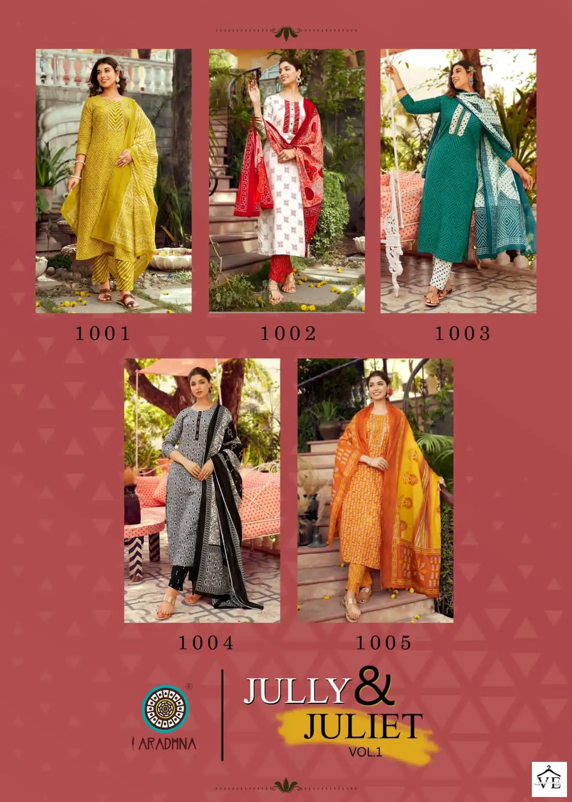 Aradhna Jully &amp; Juliet Vol 1 Rayon Wholesale Readymade Suit Catalog — Wholesale Salwar Suits, MPA wholesale from Surat — view 11