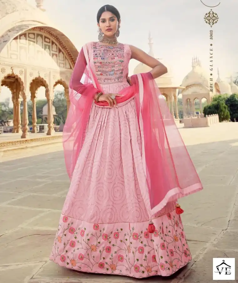 Virasat Kadambari Fancy Wholesale Designer Gown Catalog — Wholesale Salwar Suits, MPA wholesale from Surat — view 1