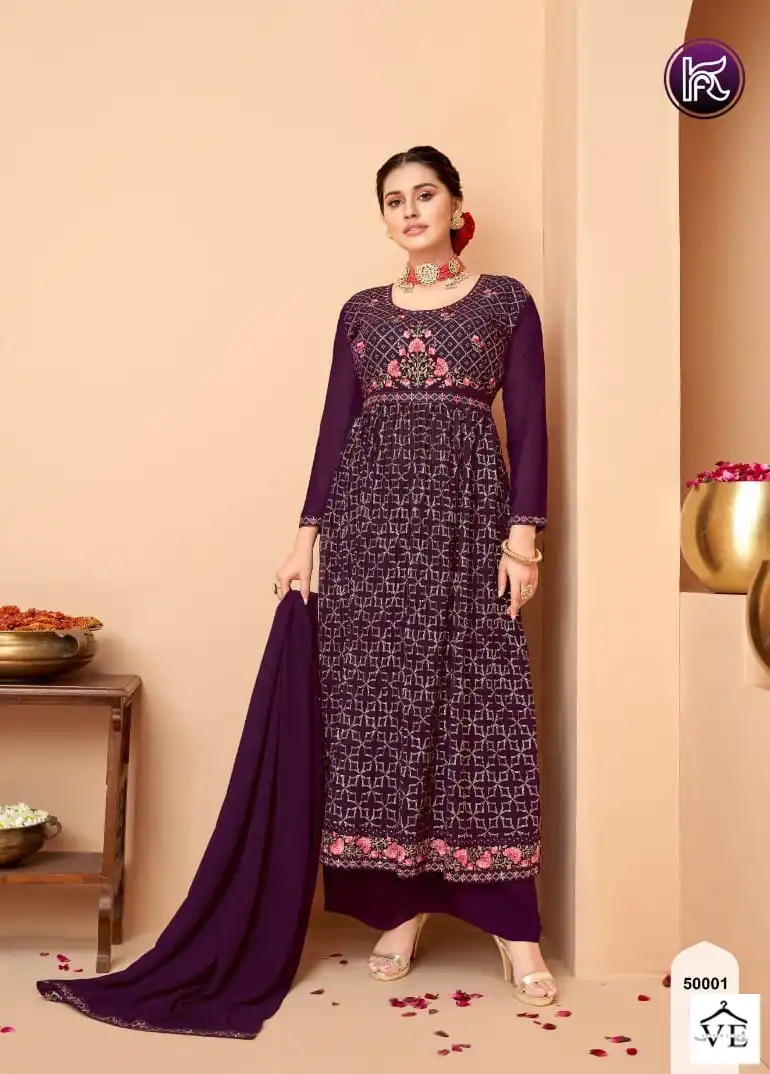 Kala Fashion Kala Nayra Boolming Gorgette Wholesale Readymade Designer Suit Catalog — Wholesale Salwar Suits, MPA wholesale from Surat - Gallery Image 6