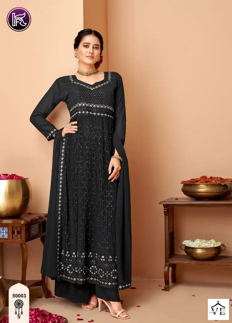 Kala Fashion Kala Nayra Boolming Gorgette Wholesale Readymade Designer Suit Catalog — Wholesale Salwar Suits, MPA wholesale from Surat - Gallery Image 2