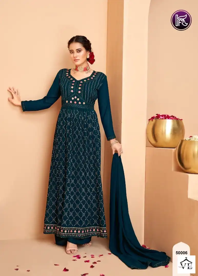 Kala Fashion Kala Nayra Boolming Gorgette Wholesale Readymade Designer Suit Catalog — Wholesale Salwar Suits, MPA wholesale from Surat - Gallery Image 4