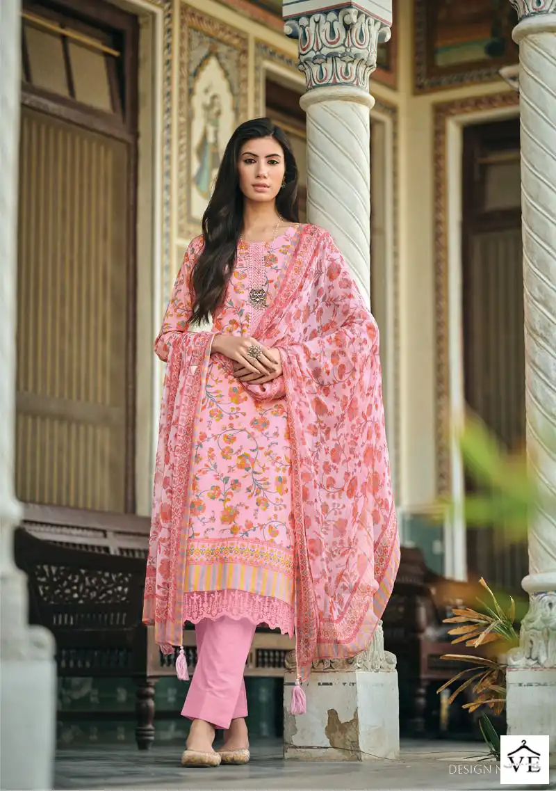 Kilory Trendz Kanikari Pure Lawn Cotton Wholesale Pakistani Suit Catalog — Wholesale Salwar Suits, MPA wholesale from Surat - Gallery Image 7