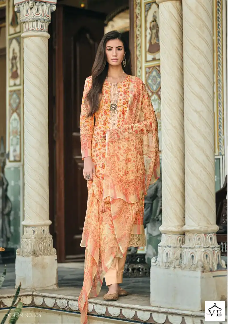 Kilory Trendz Kanikari Pure Lawn Cotton Wholesale Pakistani Suit Catalog — Wholesale Salwar Suits, MPA wholesale from Surat - Gallery Image 2