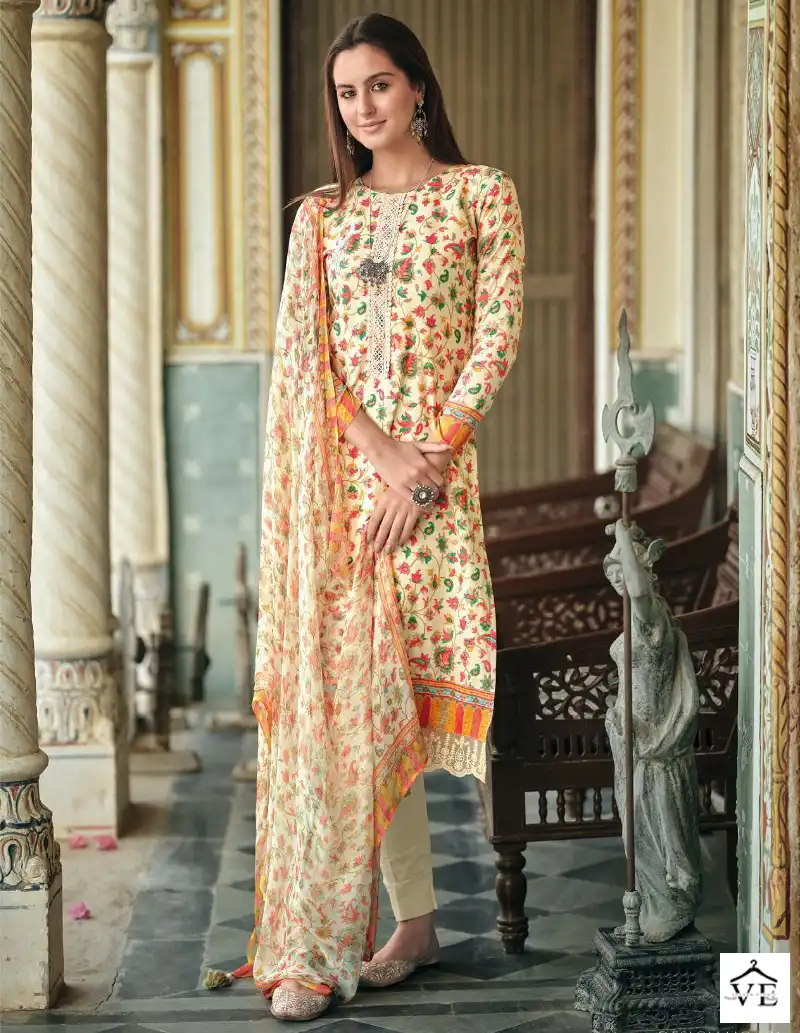 Kilory Trendz Kanikari Pure Lawn Cotton Wholesale Pakistani Suit Catalog — Wholesale Salwar Suits, MPA wholesale from Surat — view 1