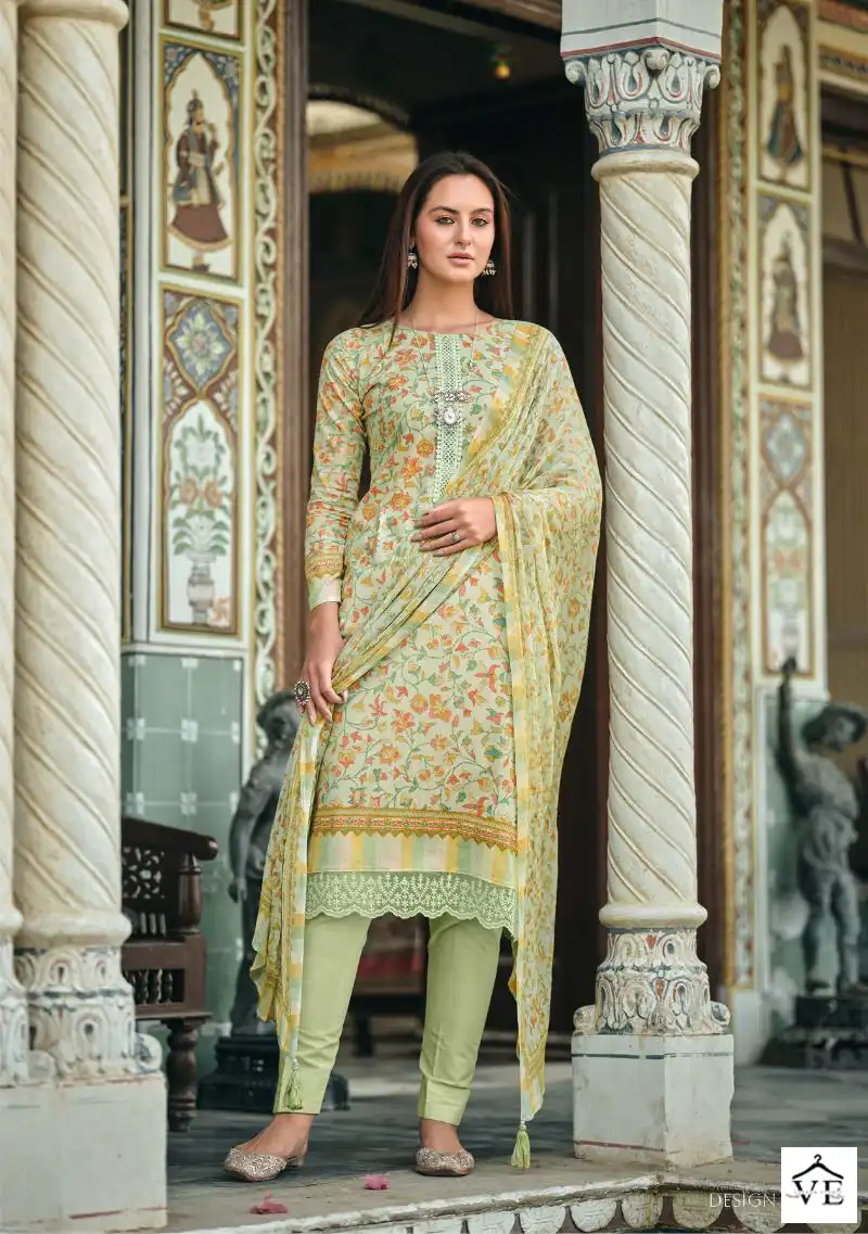 Kilory Trendz Kanikari Pure Lawn Cotton Wholesale Pakistani Suit Catalog — Wholesale Salwar Suits, MPA wholesale from Surat - Gallery Image 3