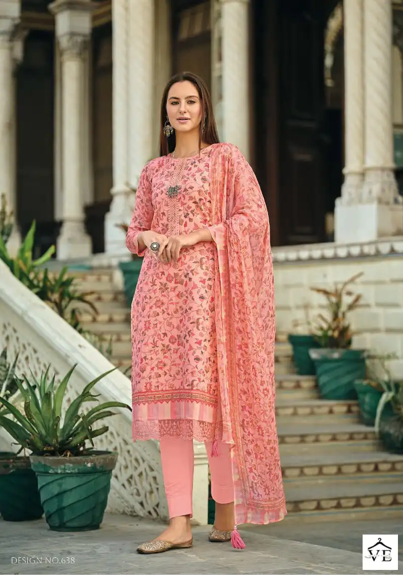 Kilory Trendz Kanikari Pure Lawn Cotton Wholesale Pakistani Suit Catalog — Wholesale Salwar Suits, MPA wholesale from Surat - Gallery Image 4