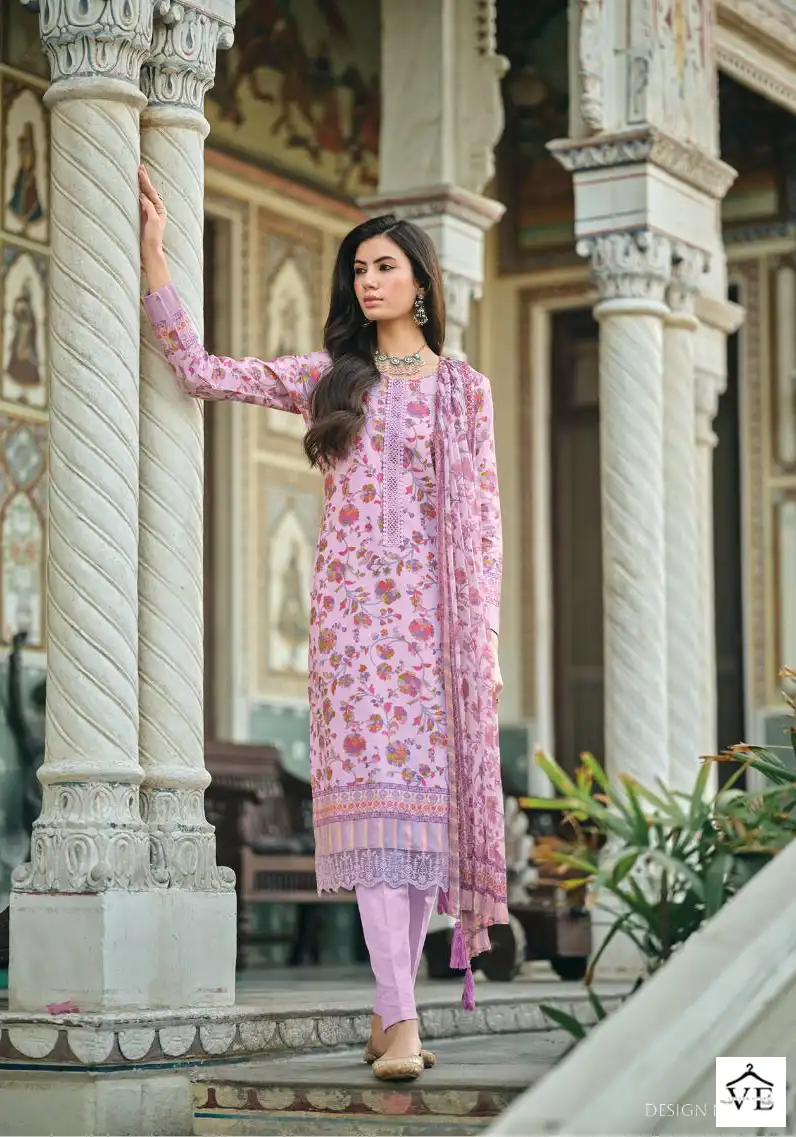 Kilory Trendz Kanikari Pure Lawn Cotton Wholesale Pakistani Suit Catalog — Wholesale Salwar Suits, MPA wholesale from Surat - Gallery Image 5
