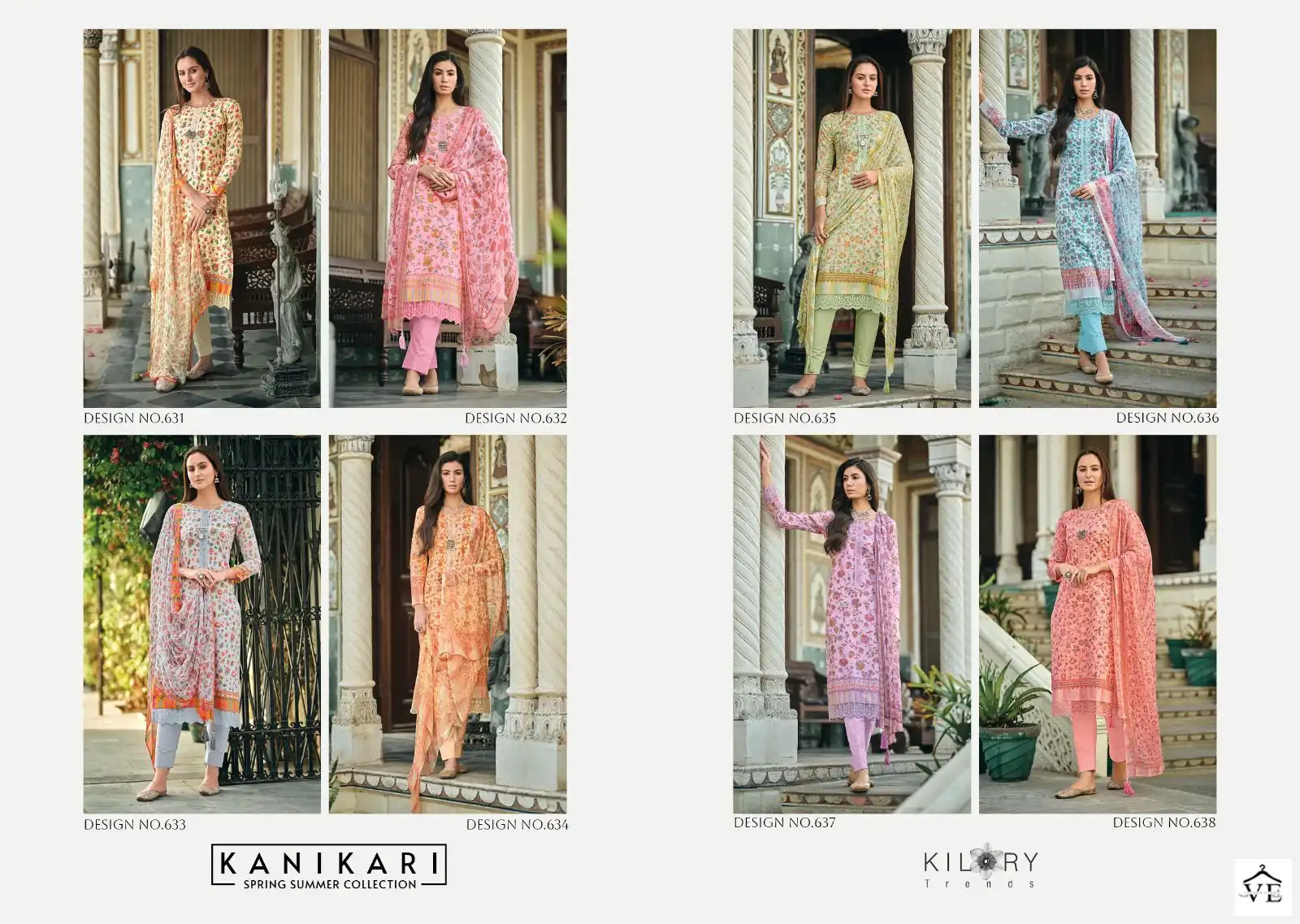 Kilory Trendz Kanikari Pure Lawn Cotton Wholesale Pakistani Suit Catalog — Wholesale Salwar Suits, MPA wholesale from Surat — view 9