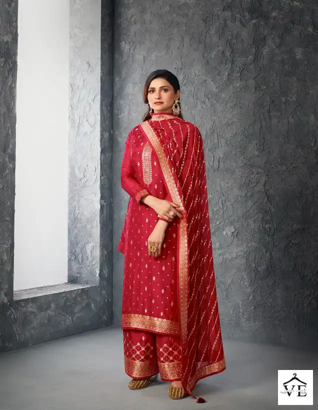 Vinay Kaseesh Glazze-2 Dola Jacquard Wholesale Designer Suit Catalog — Wholesale Salwar Suits, MPA wholesale from Surat - Gallery Image 6