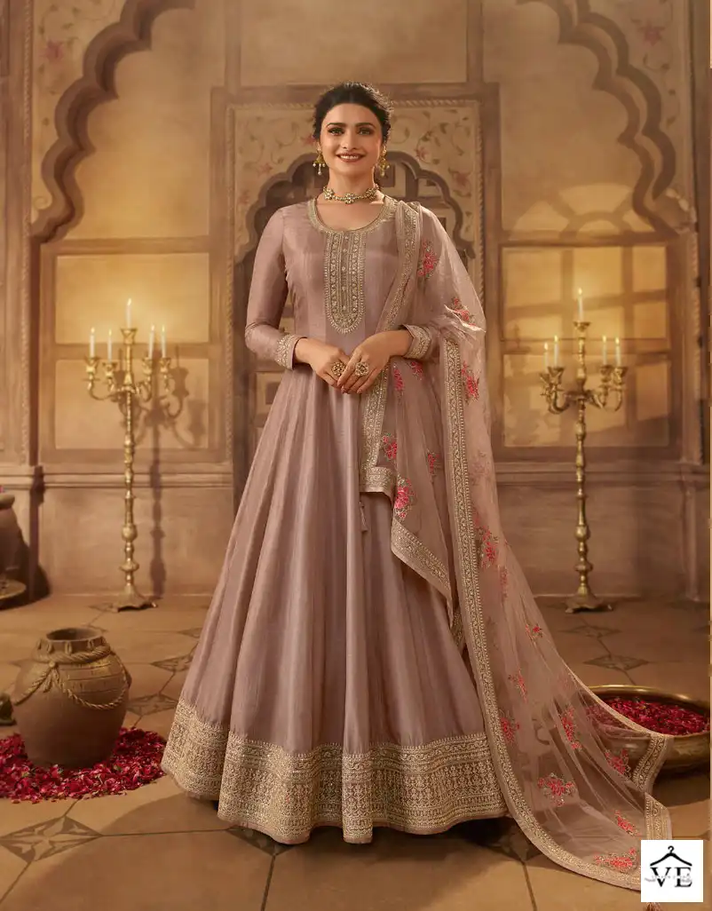 Vinay Kaseesh - Noor Mahal Dola Silk Wholesale Designer Salwar Suit Catalog — Wholesale Salwar Suits, MPA wholesale from Surat - Gallery Image 7