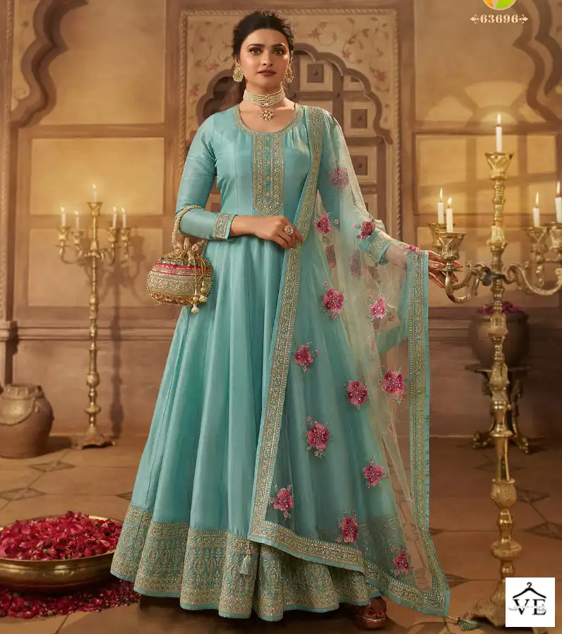Vinay Kaseesh - Noor Mahal Dola Silk Wholesale Designer Salwar Suit Catalog — Wholesale Salwar Suits, MPA wholesale from Surat — view 1
