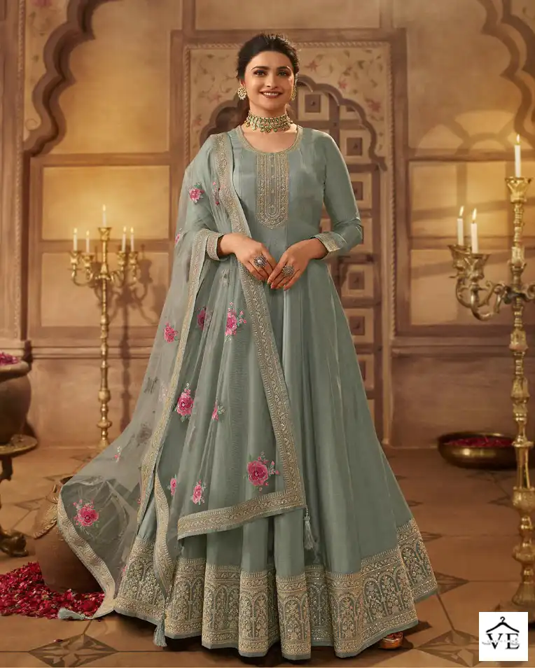 Vinay Kaseesh - Noor Mahal Dola Silk Wholesale Designer Salwar Suit Catalog — Wholesale Salwar Suits, MPA wholesale from Surat - Gallery Image 2