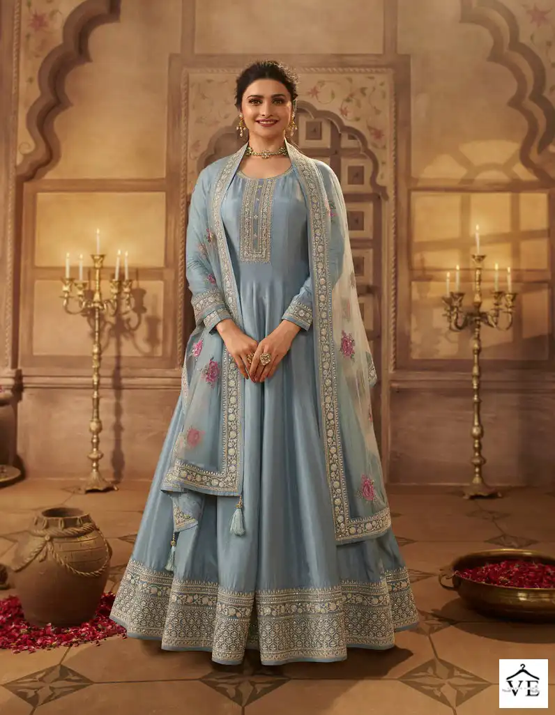 Vinay Kaseesh - Noor Mahal Dola Silk Wholesale Designer Salwar Suit Catalog — Wholesale Salwar Suits, MPA wholesale from Surat - Gallery Image 4