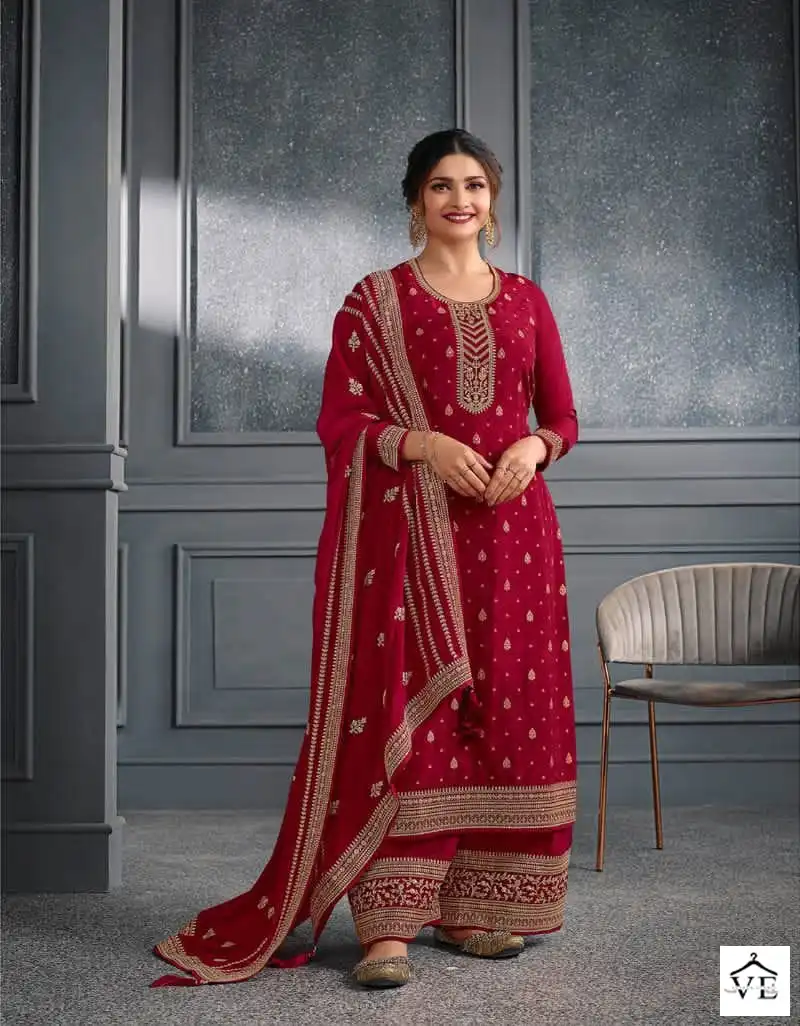 Vinay Kaseesh - Soha-2 Dola Jacquard Wholesale Designer Suit Catalog — Wholesale Salwar Suits, MPA wholesale from Surat - Gallery Image 4