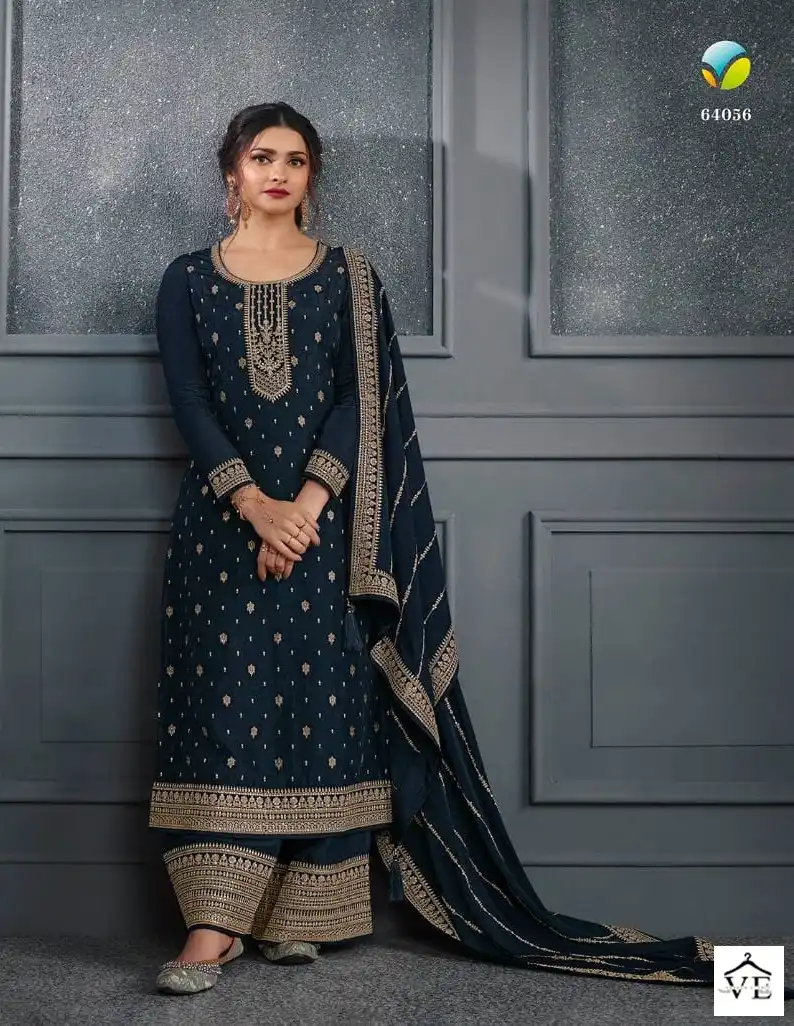 Vinay Kaseesh - Soha-2 Dola Jacquard Wholesale Designer Suit Catalog — Wholesale Salwar Suits, MPA wholesale from Surat - Gallery Image 5