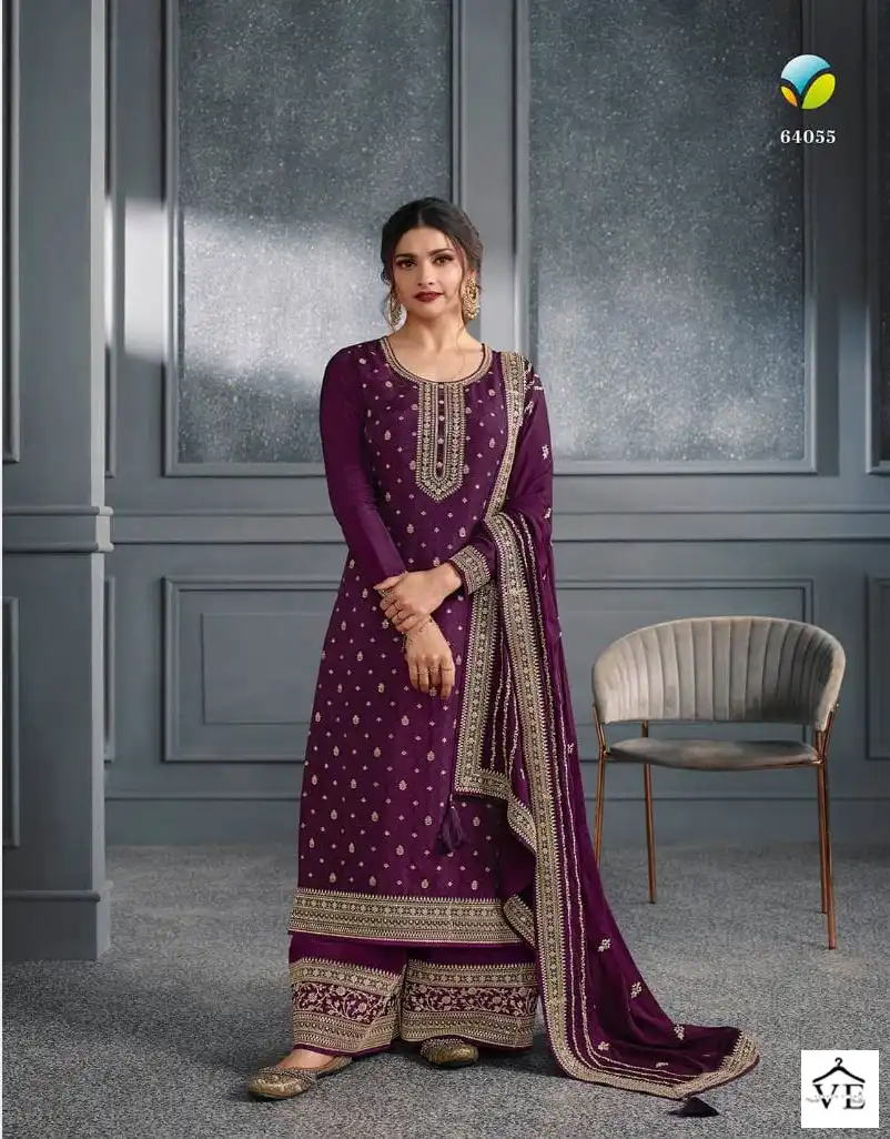 Vinay Kaseesh - Soha-2 Dola Jacquard Wholesale Designer Suit Catalog — Wholesale Salwar Suits, MPA wholesale from Surat - Gallery Image 7