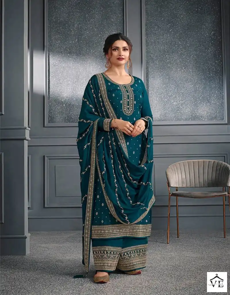 Vinay Kaseesh - Soha-2 Dola Jacquard Wholesale Designer Suit Catalog — Wholesale Salwar Suits, MPA wholesale from Surat - Gallery Image 2