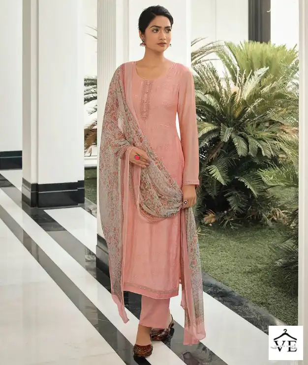 Vinay Kervin - Geetanjali Pure Bemberg Muslin Wholesale Designer Suit Catalog — Wholesale Salwar Suits, MPA wholesale from Surat — view 1