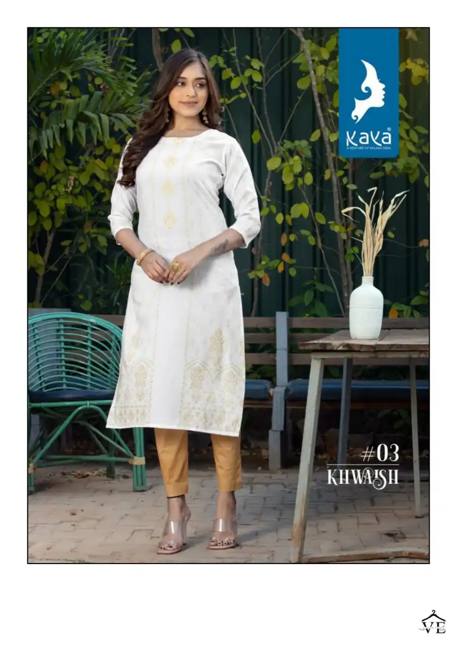 Kaya Khwaish Rayon Wholesale Kurti Catalog — Wholesale Kurtis, MPA wholesale from Surat — view 7