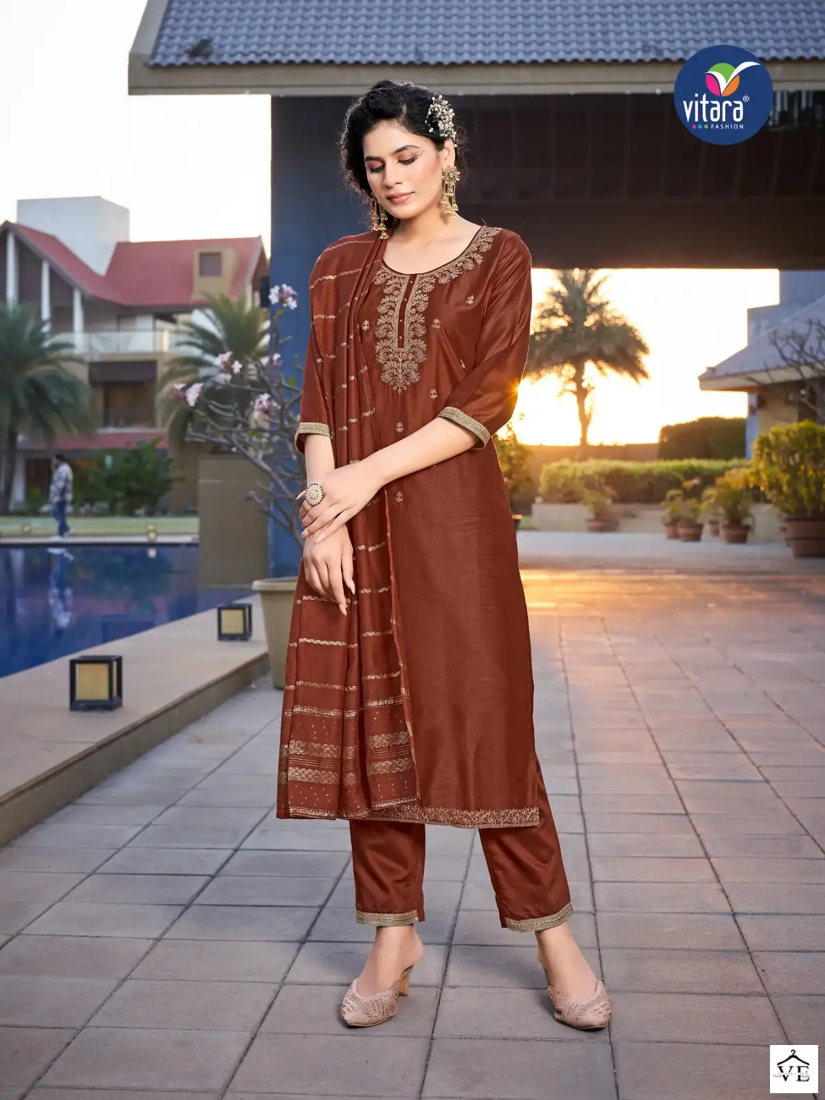 Vitara Kiara Delta Silk Wholesale Readymade Suit Catalog — Wholesale Salwar Suits, MPA wholesale from Surat - Gallery Image 4
