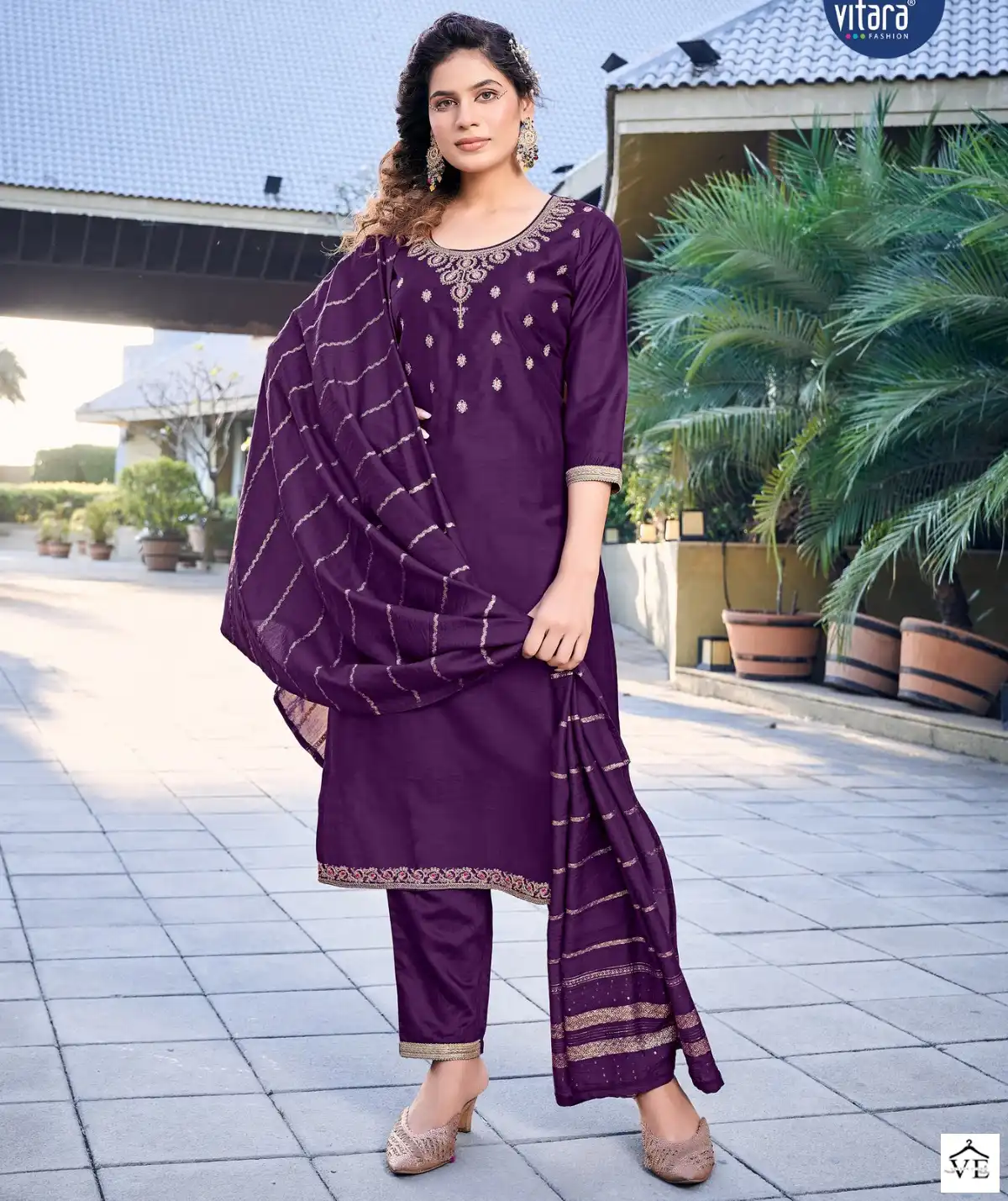 Vitara Kiara Delta Silk Wholesale Readymade Suit Catalog — Wholesale Salwar Suits, MPA wholesale from Surat — view 1